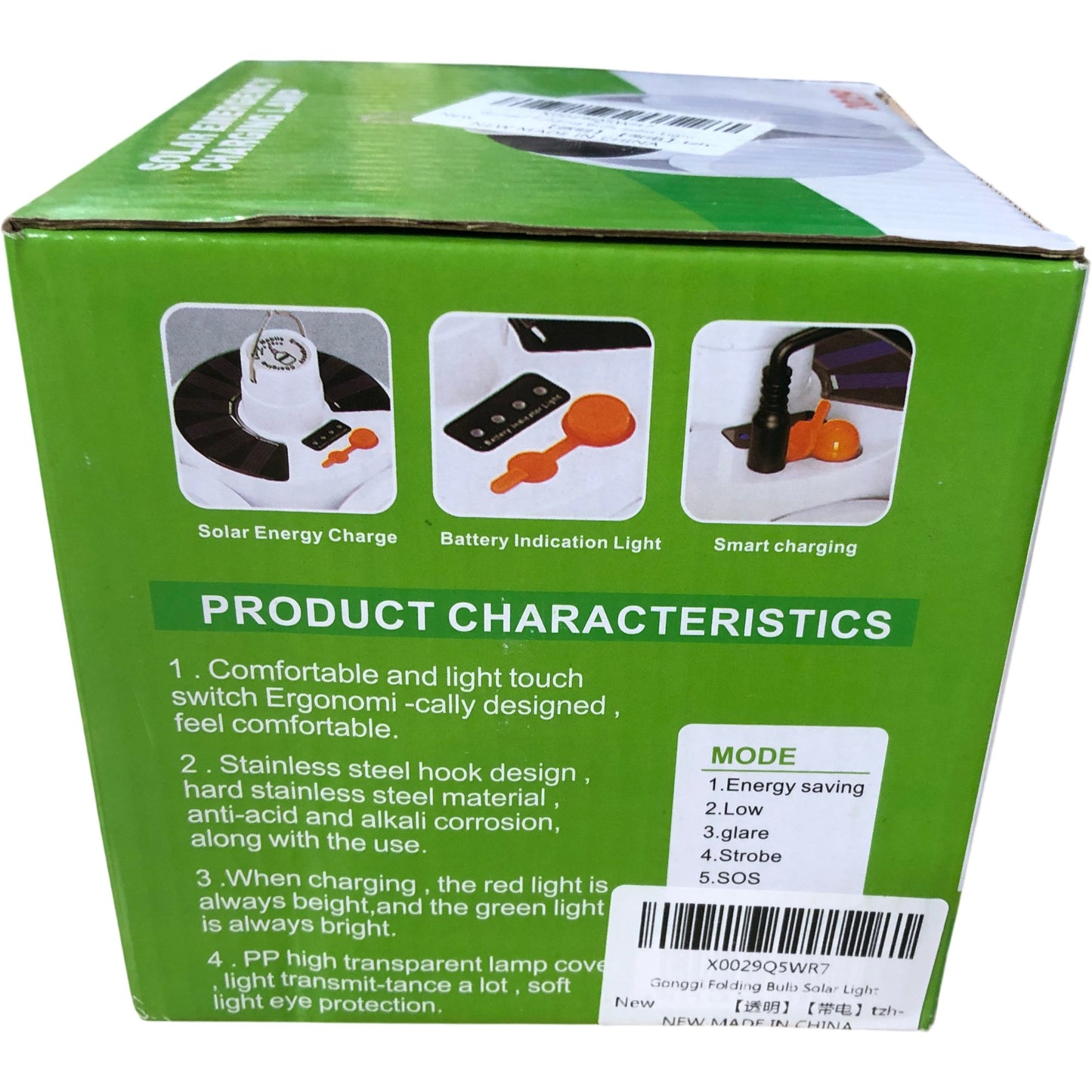 Gonggi Folding Bulb Solar Light Emergency Charging Energy Saving High Brightness