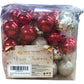 Sea Team 64 Pack Christmas Ornament Set Red Gold Silver Christmas Decorations