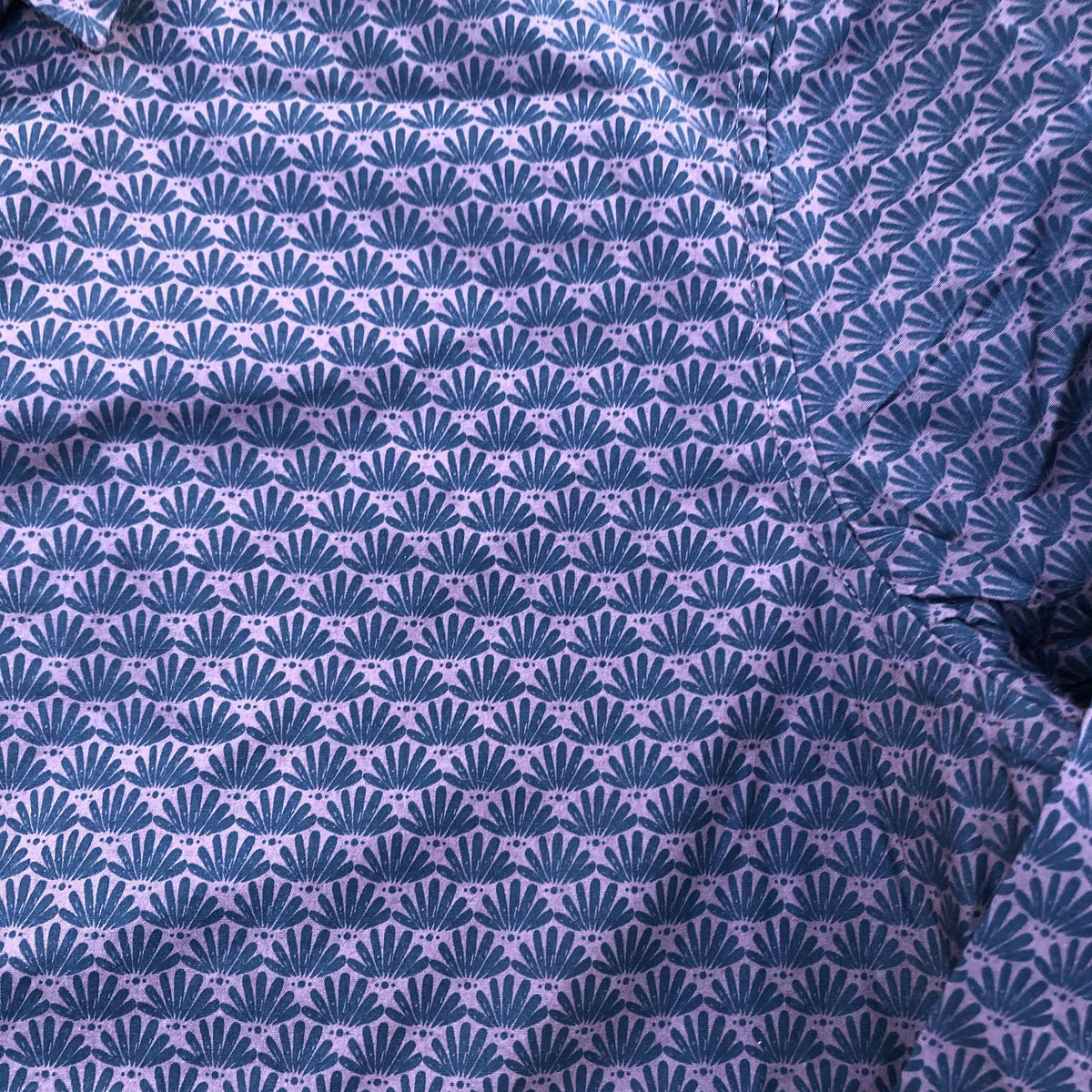 Casual Shirt Long Sleeve Size M Men's Cotton Floral Print Design