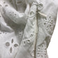 River Island White Broderie Long Sleeve Blouse - Size 18