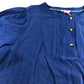 Honey Mix Media Top UK20 Women's Blue Cotton Long Sleeve