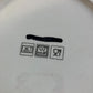 Small Ceramic Serving Platter Orange Decoration with Handles 8.5"
