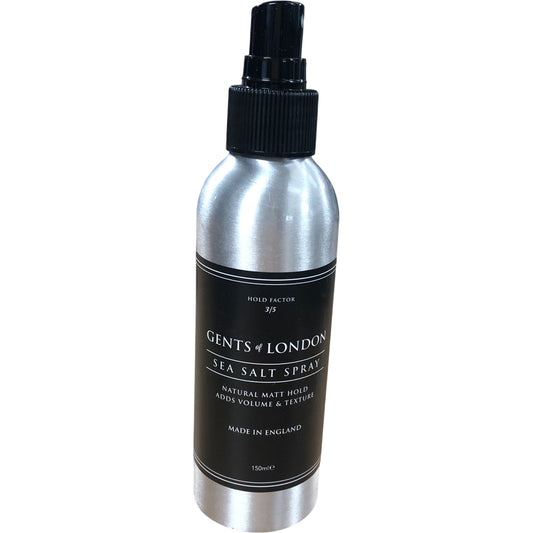 Gents of London Sea Salt Spray 150ml Natural Matt Hold Adds Volume and Texture