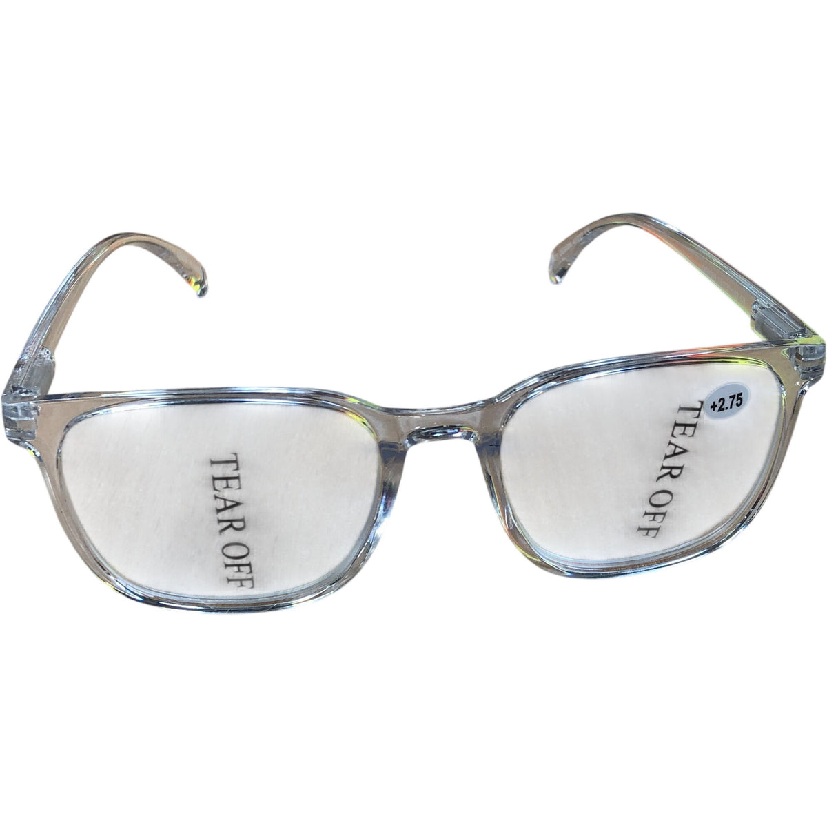 Occi Chiari Clear Rectangle Glasses +2.75 Optical Frames Unisex