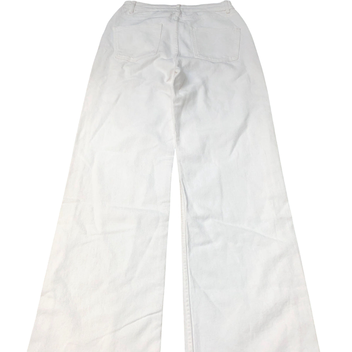Baukjen Women's White Straight Leg Trousers UK Size 12
