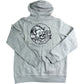 Saltrock Grey Zip Up Hoodie Size 13 Kids Skull Graphic Cotton Blend