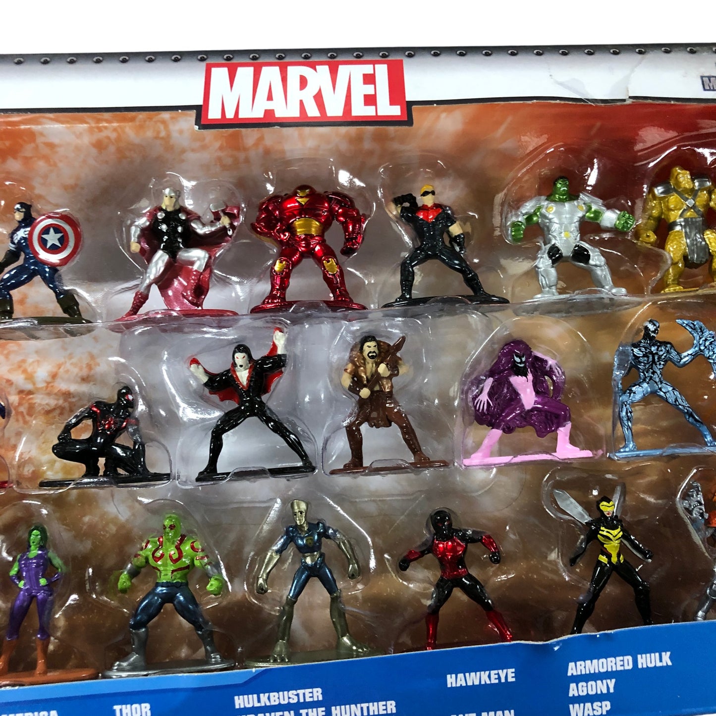 MARVEL Nano Metalfigs Collectable Figure Pack 19 Marvel Characters Bundle