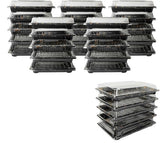 Branded Disposable Serving Trays 25 Pack 26x19x5cm Food Containers Takeaway