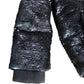 River Island Girls Black Sequin Hooded Puffer Jacket UK 7-8 Years