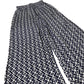 Boden Wide Leg Trousers Women's Viscose Navy Blue Patterned Summer Pants UK12