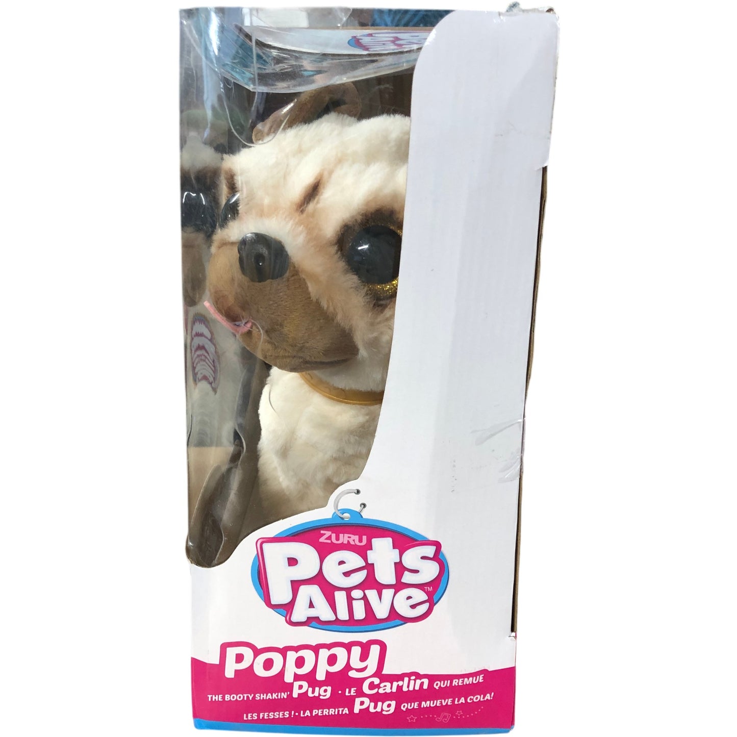 ZURU Pets Alive Poppy The Booty Shakin Pug Kids Toy Interactive Plush Animal