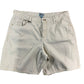 River Island Women's White Denim Shorts UK18 Casual High Waist Summer Fashion