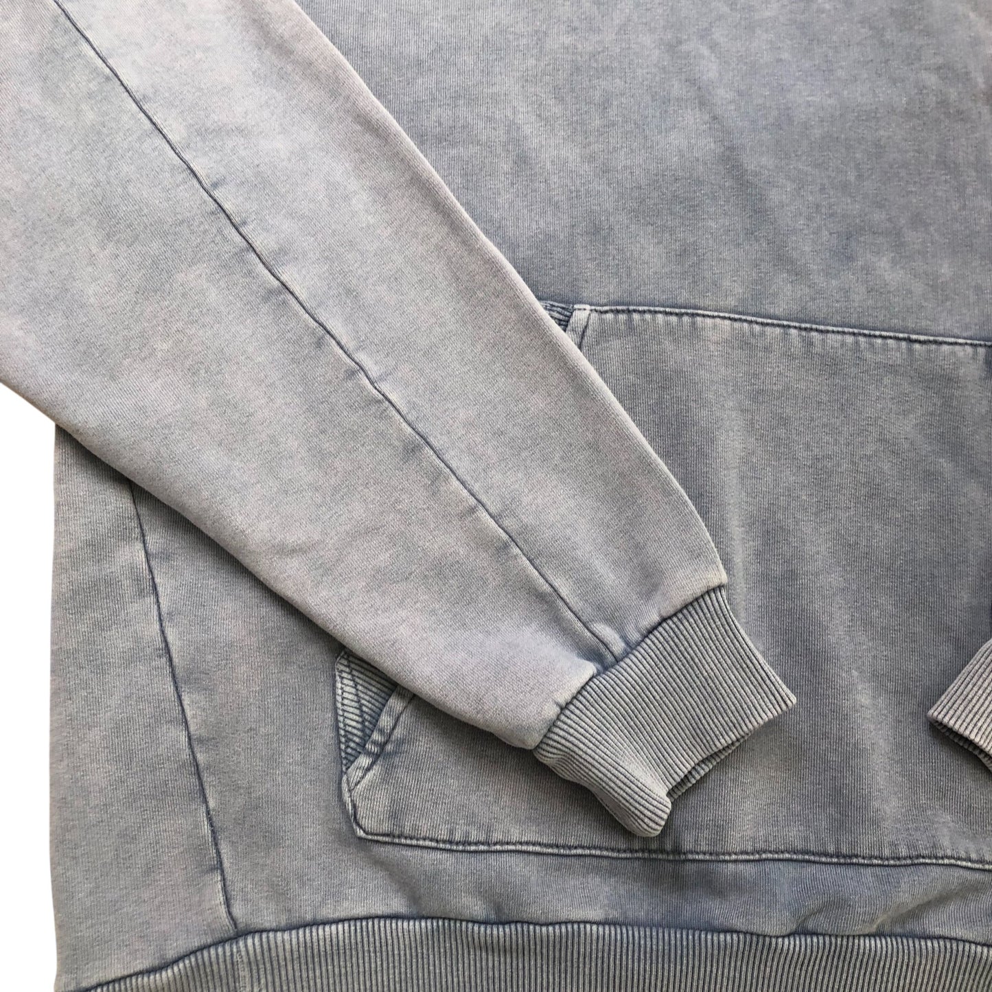 River Island Hooded Sweatshirt Men's Blue Unplanned Gallerie de Design M