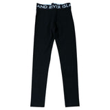 River Island Girls Leggings Age 9-10 Black Stretch Comfortable Casual Wear