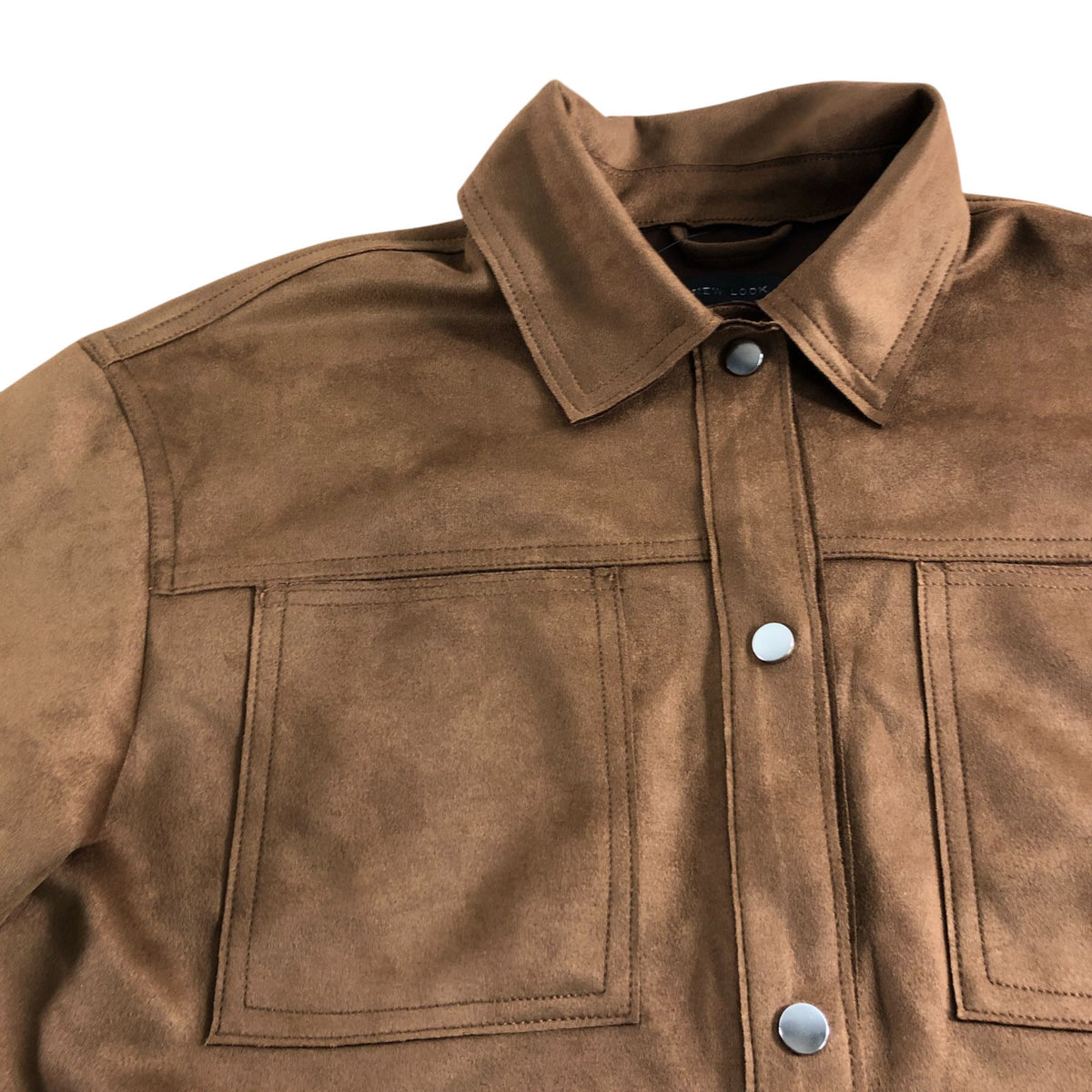 Brown Suede Jacket UK12 Women's