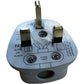 Status 3 Pack 13A White Fused 3 Pin Plug Adapter Electrical Accessories