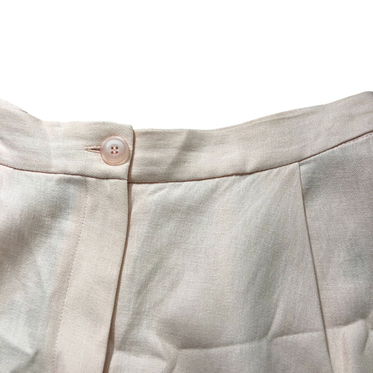 River Island Women's Pink Linen Blend Shorts Size 18 Casual Summer Fashion