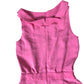 Pink Jumpsuit Women's Casual Wide Leg Sleeveless Comfortable UK4