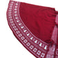 Red Christmas Tree Skirt with White Snowflake Pattern Decorative Decor 48"
