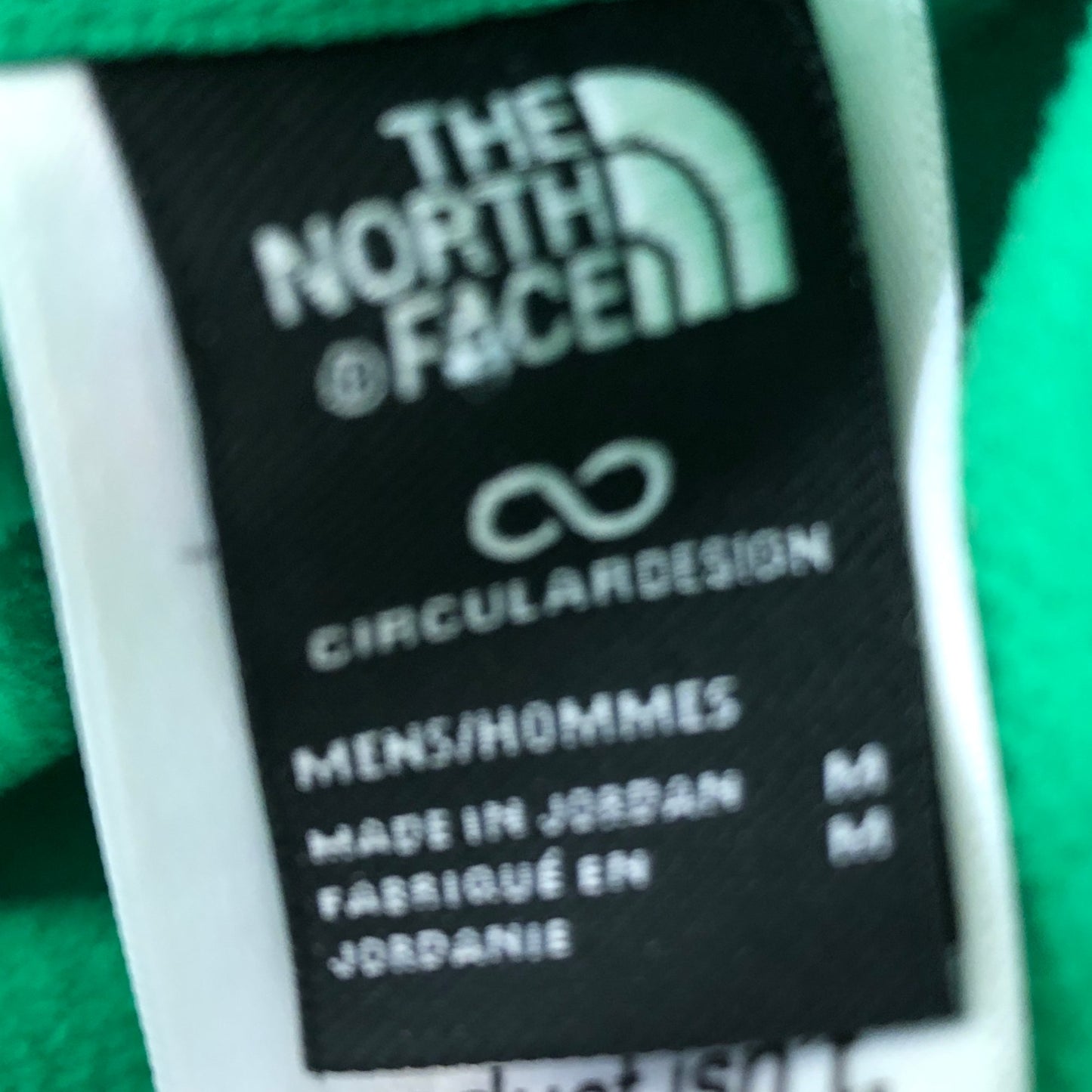 The North Face Green Half Zip Fleece Jumper Men's Medium Outdoor Wear