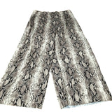River Island Python Print Trousers Women's Fashion Trousers Wide Leg UK Large