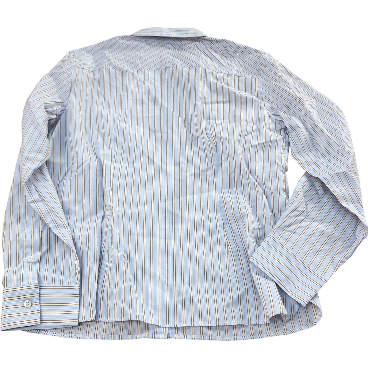 Baukjen Striped Shirt Women's Organic Cotton Size UK12 Classic Button Up