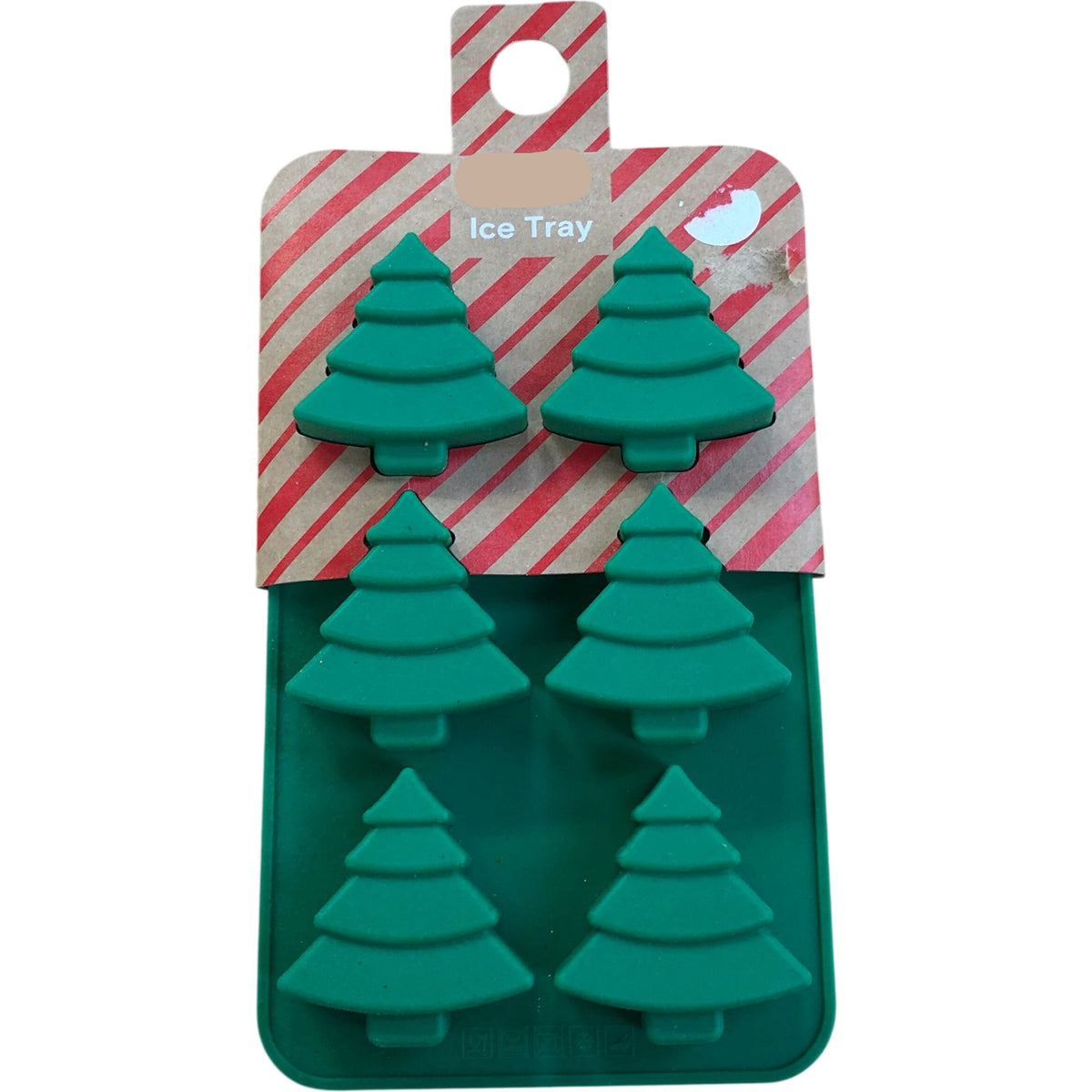 Christmas Tree Shaped Silicone Ice Tray 12.5cm x 20cm x 2.5cm