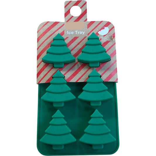 Christmas Tree Shaped Silicone Ice Tray 12.5cm x 20cm x 2.5cm
