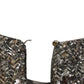 Sequin Crop Top Women's Silver Sleeveless Party Top UK14