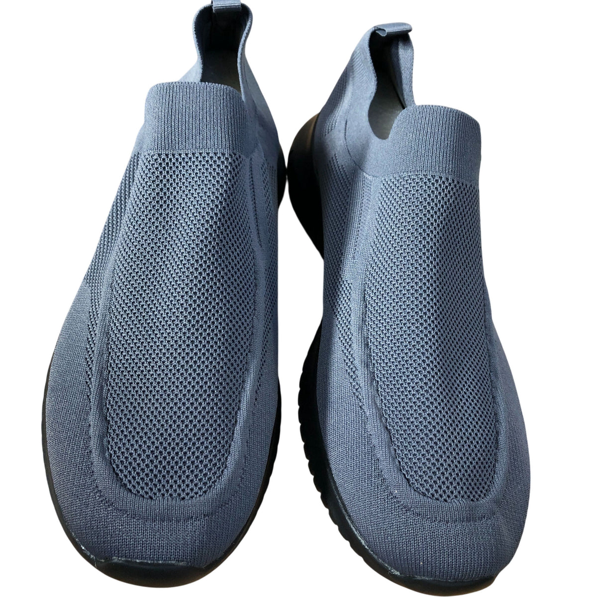 Slip On Sneakers Grey Mesh Casual Shoes  UK11.5