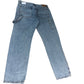 River Island Straight Jeans W36 L34 Men's Blue Denim Cargo Style