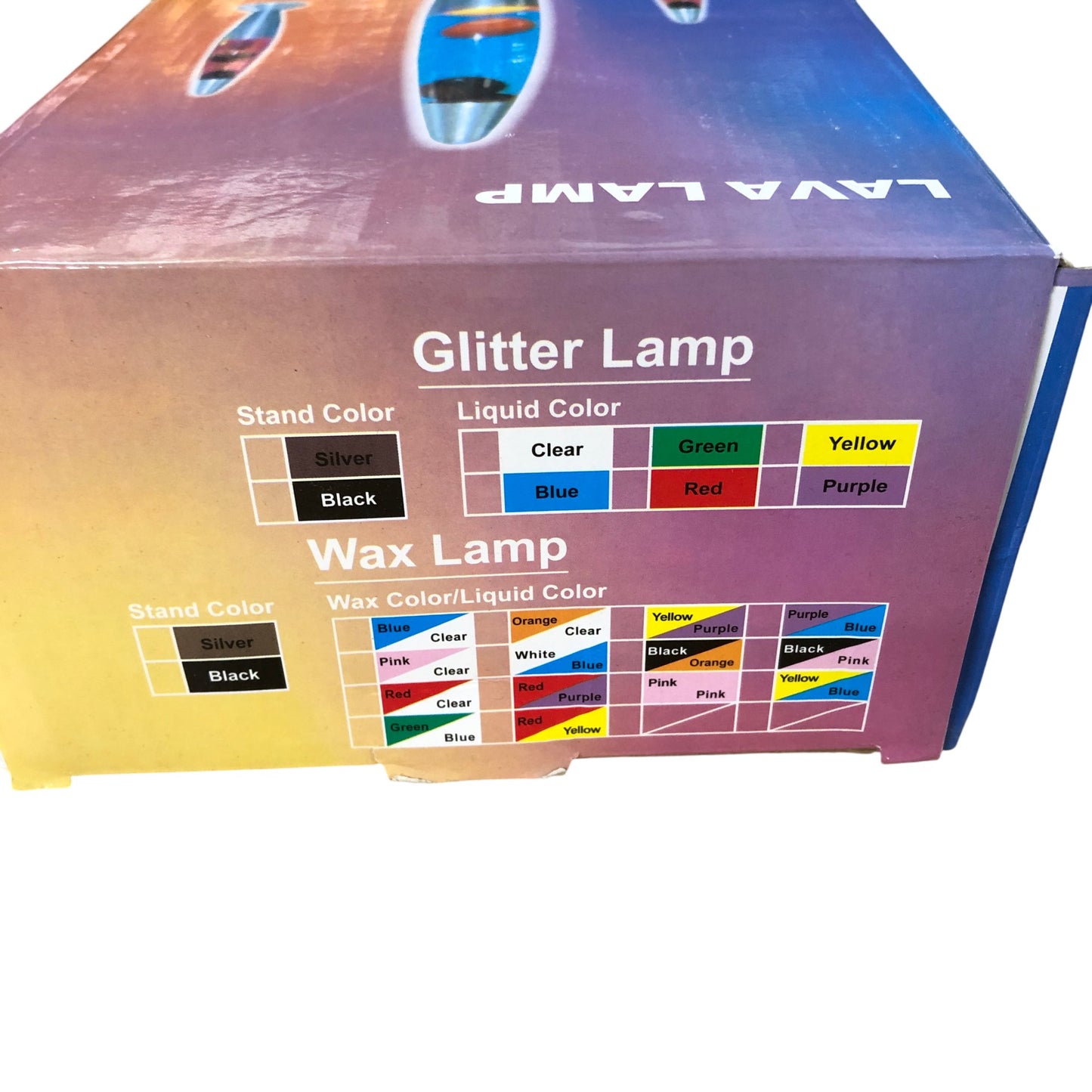 Lava Lamp Glitter Wax Lamp Light Multicolour Mood Decorative Table Lamp