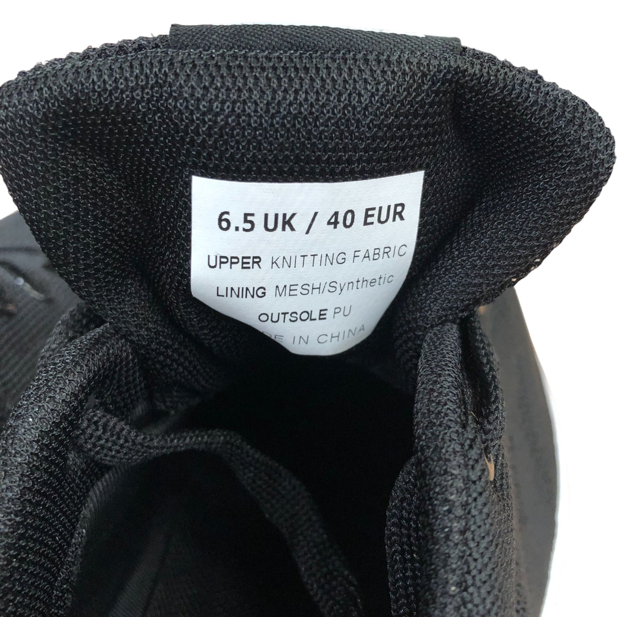 Women's Black Trainers Lightweight Comfortable Sneakers UK 6.5