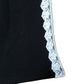 River Island Girls Black Trousers 7-8 Years Lace Detail Athletic Style