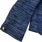 Stylish Jacket Women's Blue Textured Design With Buttons UK18