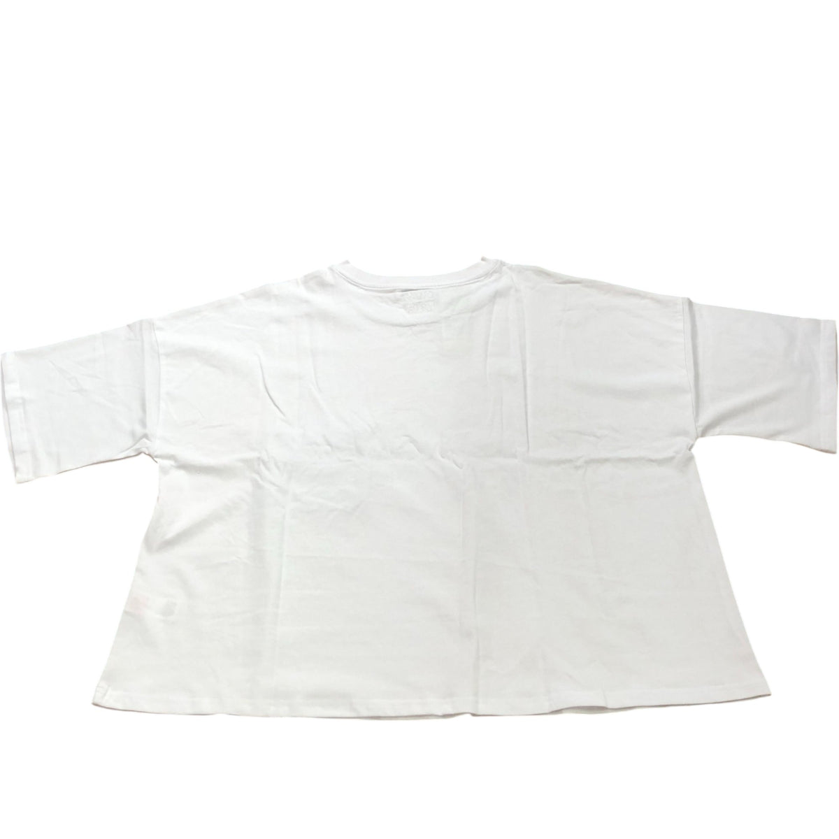 White Denim Pocket T-Shirt XXXL Women's Cotton Short Sleeve