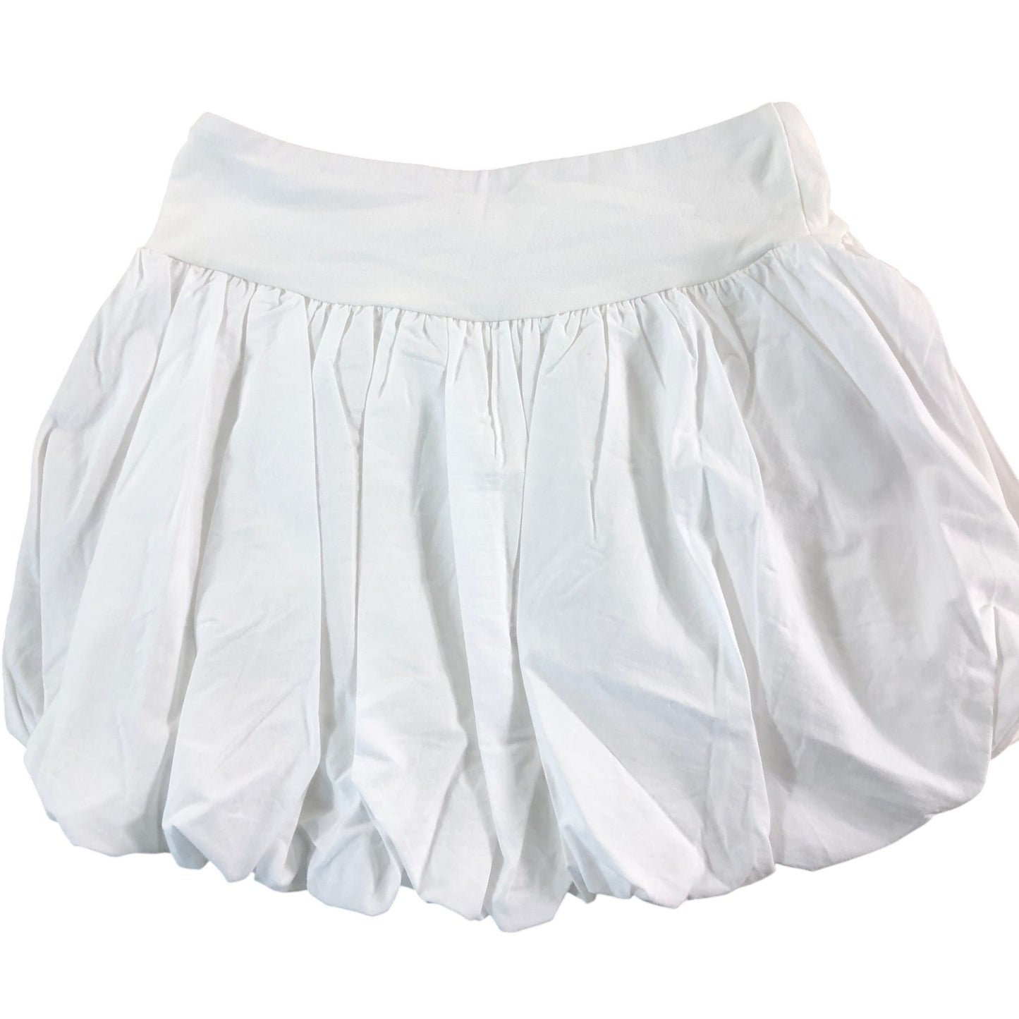 RIVER ISLAND White Bubble Skirt UK7-8 Years Girls Casual Cotton Summer