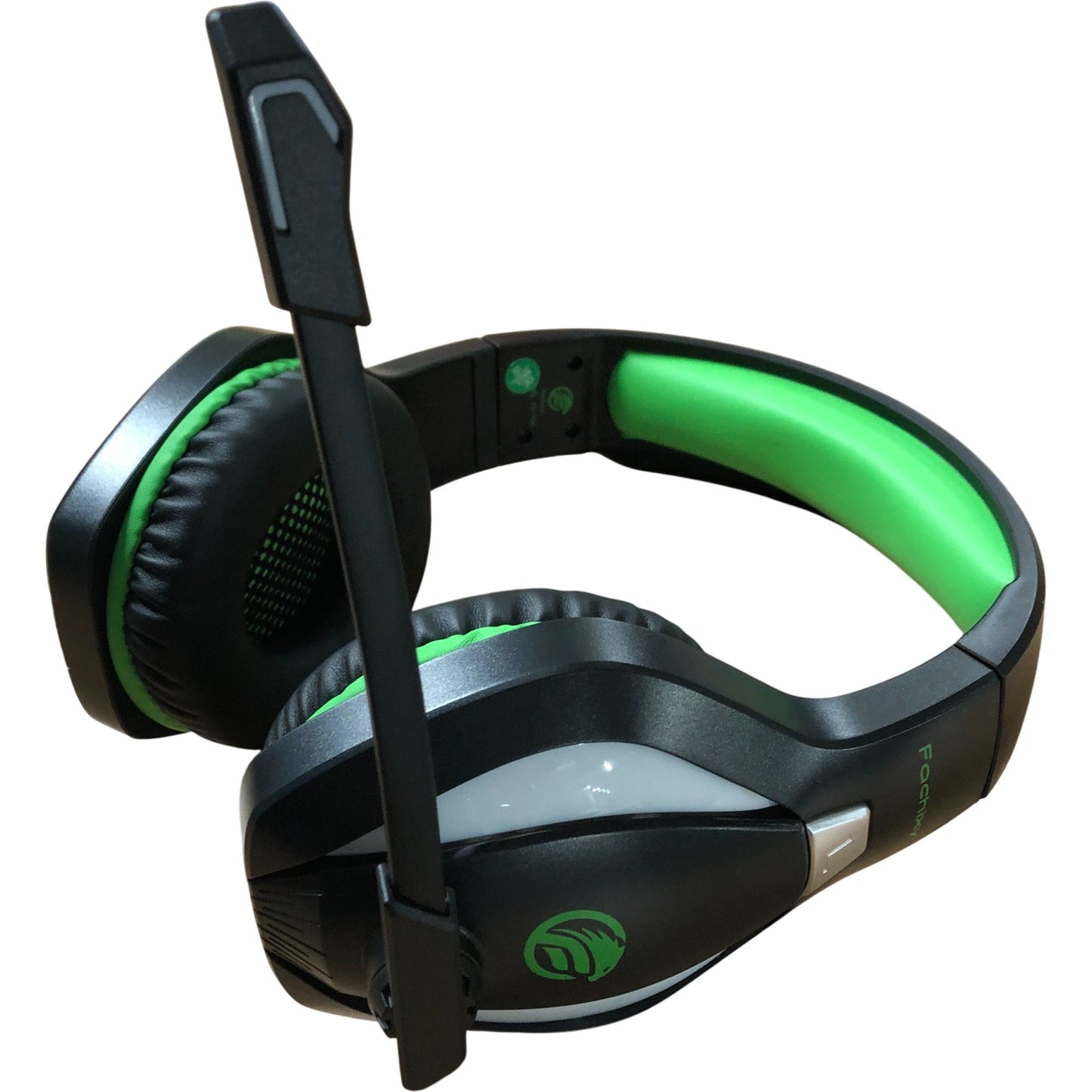 Fachixy FC-100 Wireless Gaming Headset Over Ear Headphones RGB Lighting Noise-Ca