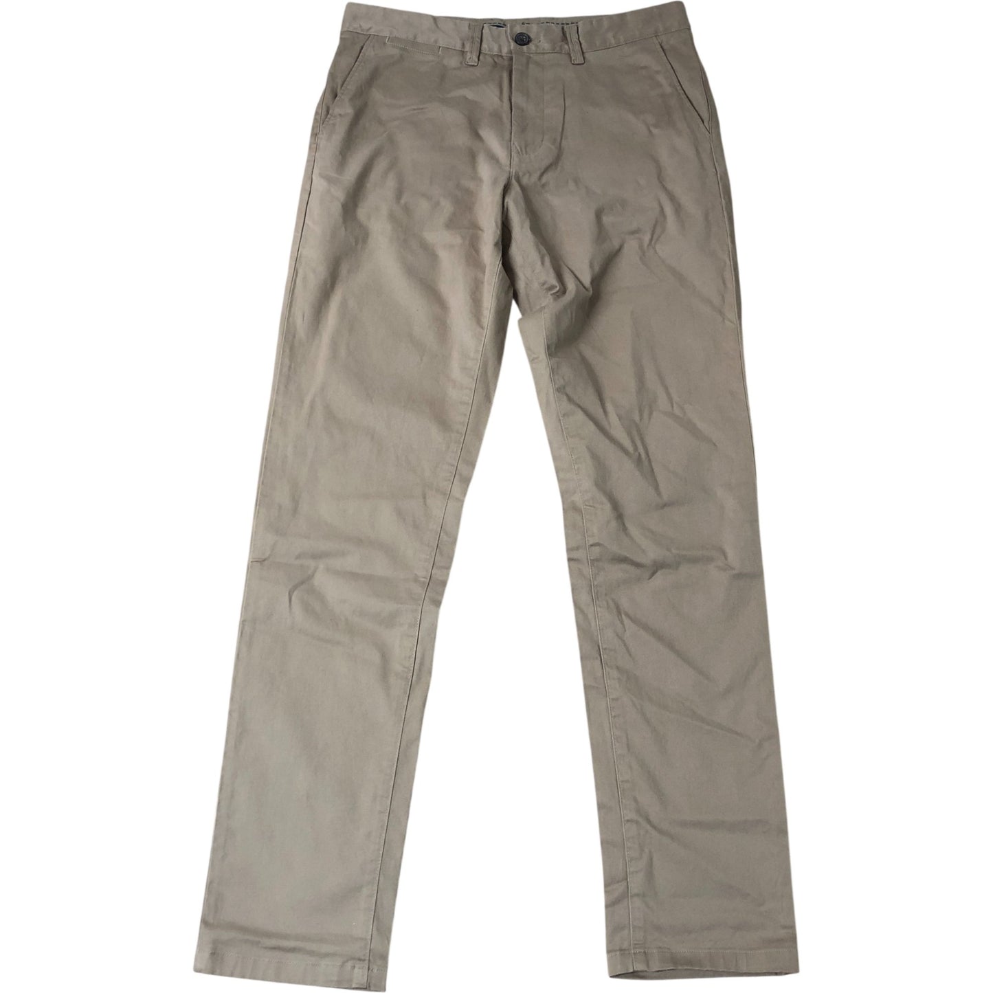 Crew Clothing Company Slim Fit Chinos 32R Men's Casual Trousers Brown