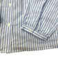Baukjen Debbie Organic Cotton Blouse Blue & White Stripe Size 14