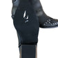 Women's Black Ankle Boots UK4Studded Detail Zip Up Western Style