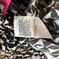 River Island Black And White Geometric Trousers UK8 Women's Lightweight Viscose