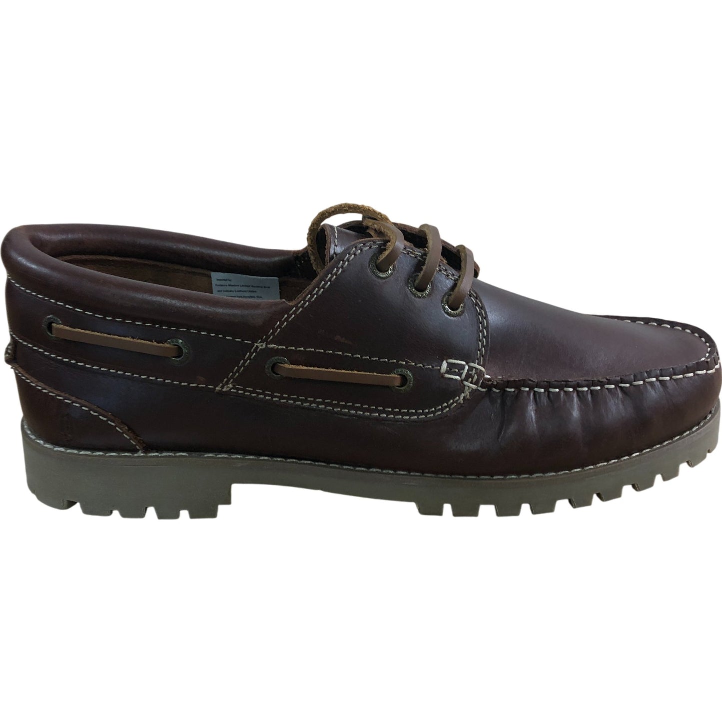 Hush Puppies Casual Shoes UK11 Men's Brown Leather Lace Up Comfort Footwear