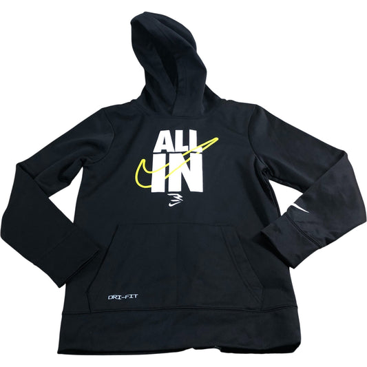 Nike Dri-Fit All In Hoodie M Kids 10-12 Years Black Activewear