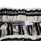 Women's Striped Shorts Casual Summer Loungewear Black White Size Small