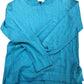 Women's Sweater Size 8 Medium Long Sleeve Green Cotton Blend