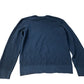 River Island Navy Waffle Knit Sweater Men's Medium Long Sleeve Casual