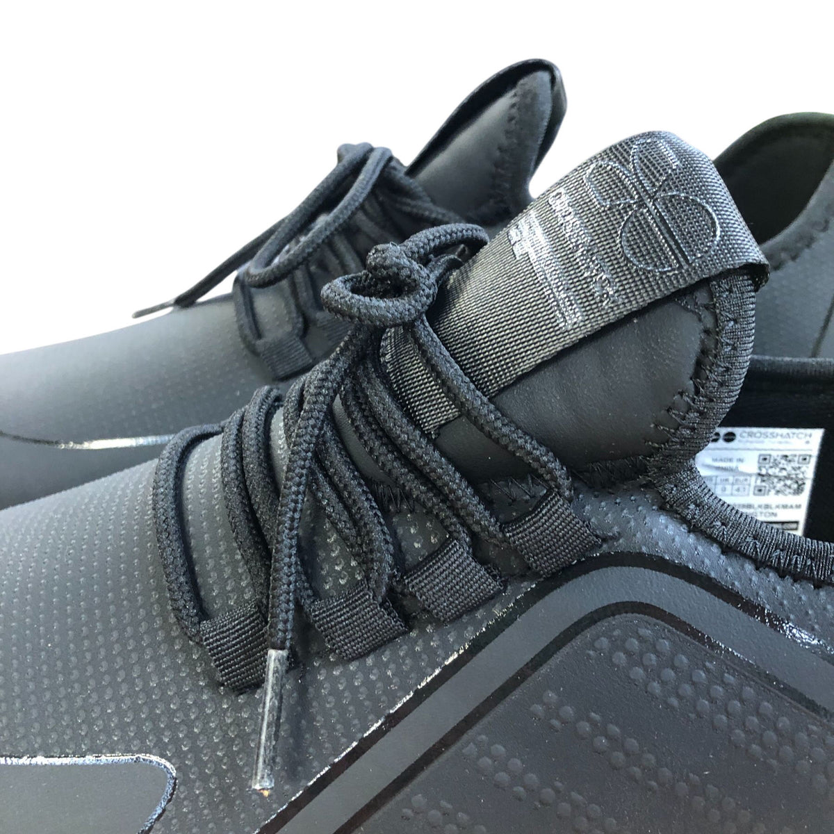 Crosshatch Clarington Men's Black Mono Athletic Shoes Size 9