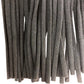 Branded Fringe Coat UK 12 Black