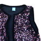 Kids Black & Pink Sequin Vest 3-4 Years